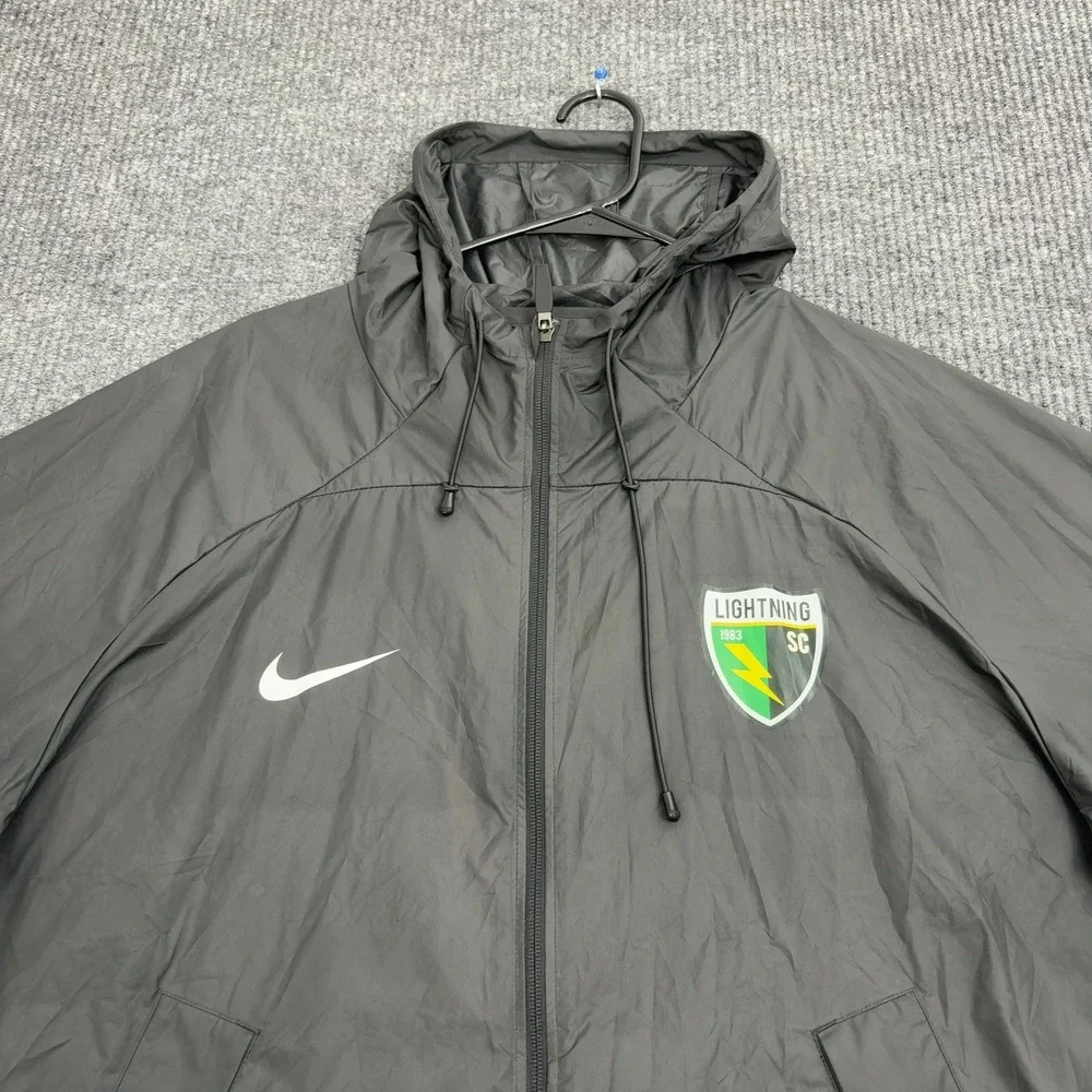 Lightning SC Nike Jacket Mens XL Black Polyester Storm-Fit Full Zip Hooded Sport